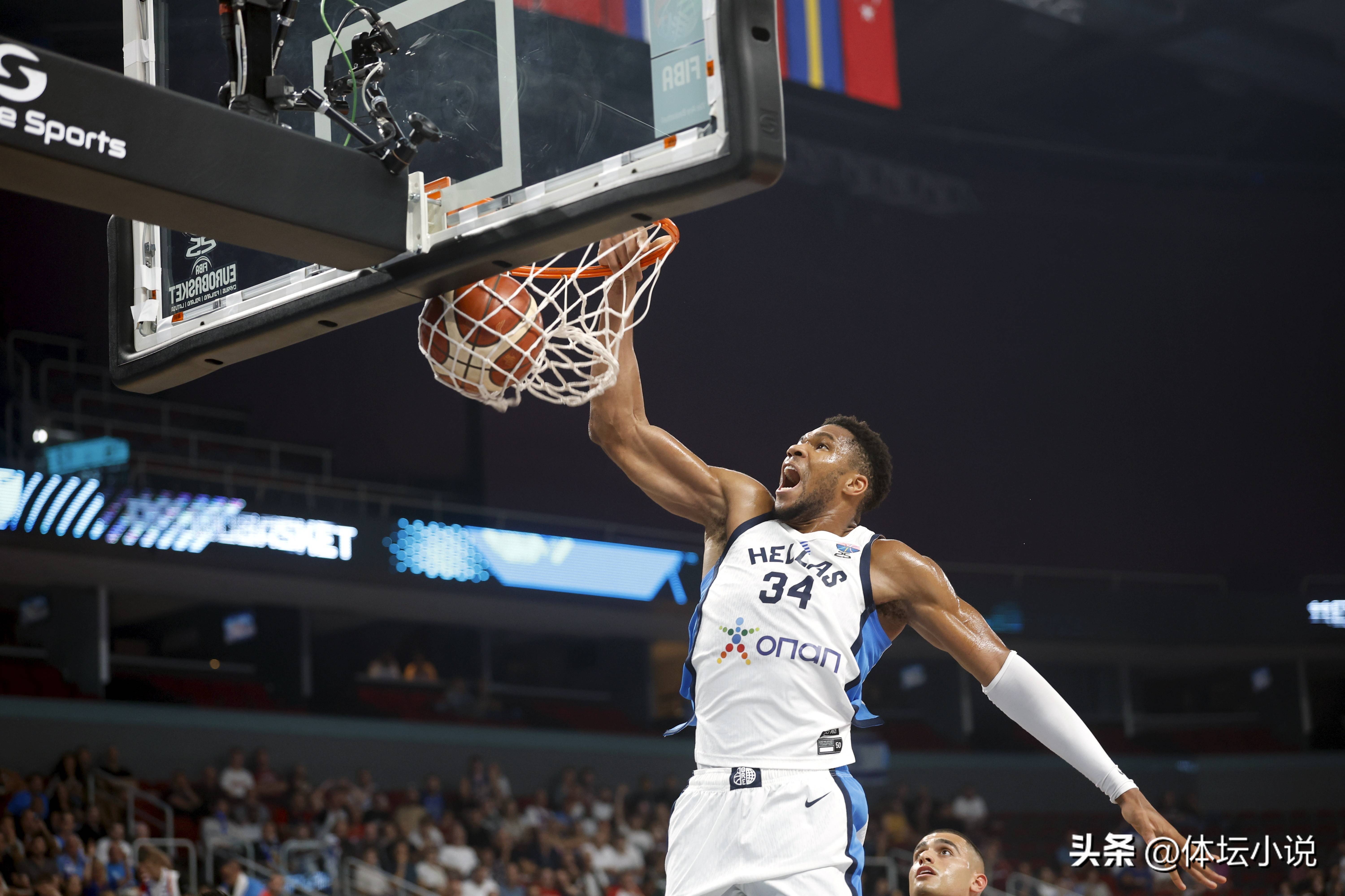 希腊男篮碾压尼日利亚男篮,特雷杨高光表现 希腊男篮碾压尼日利亚男篮,特雷杨高光表现